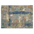 Addison Chantille ACN2212 Abstract Machine Made Transitional Taupe Rug