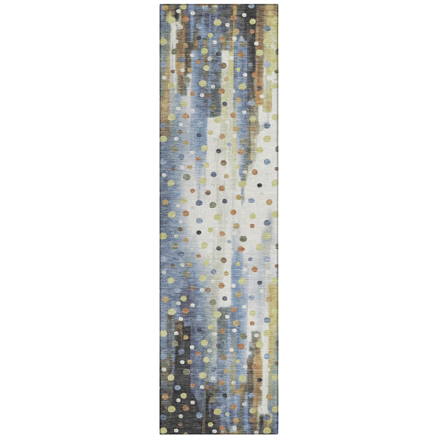 Addison Chantille ACN2213 Geometric Machine Made Transitional Denim Rug