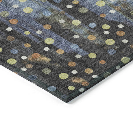 Addison Chantille ACN2213 Geometric Machine Made Transitional Denim Rug