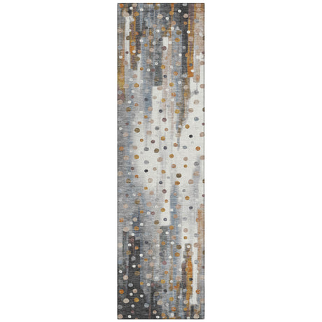 Addison Chantille ACN2213 Geometric Machine Made Transitional Gray Rug