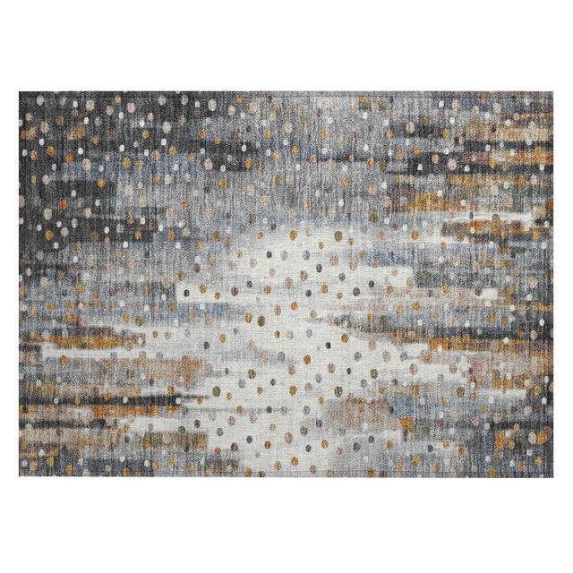 Addison Chantille ACN2213 Geometric Machine Made Transitional Gray Rug