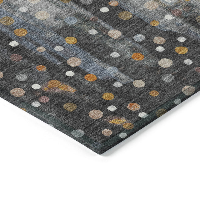 Addison Chantille ACN2213 Geometric Machine Made Transitional Gray Rug