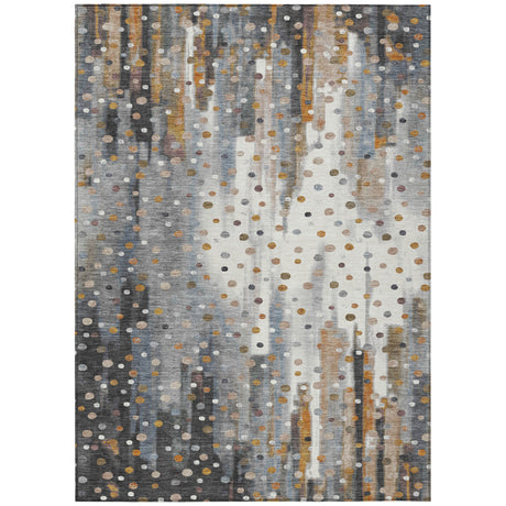 Addison Chantille ACN2213 Geometric Machine Made Transitional Gray Rug