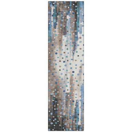 Addison Chantille ACN2213 Geometric Machine Made Transitional Taupe Rug