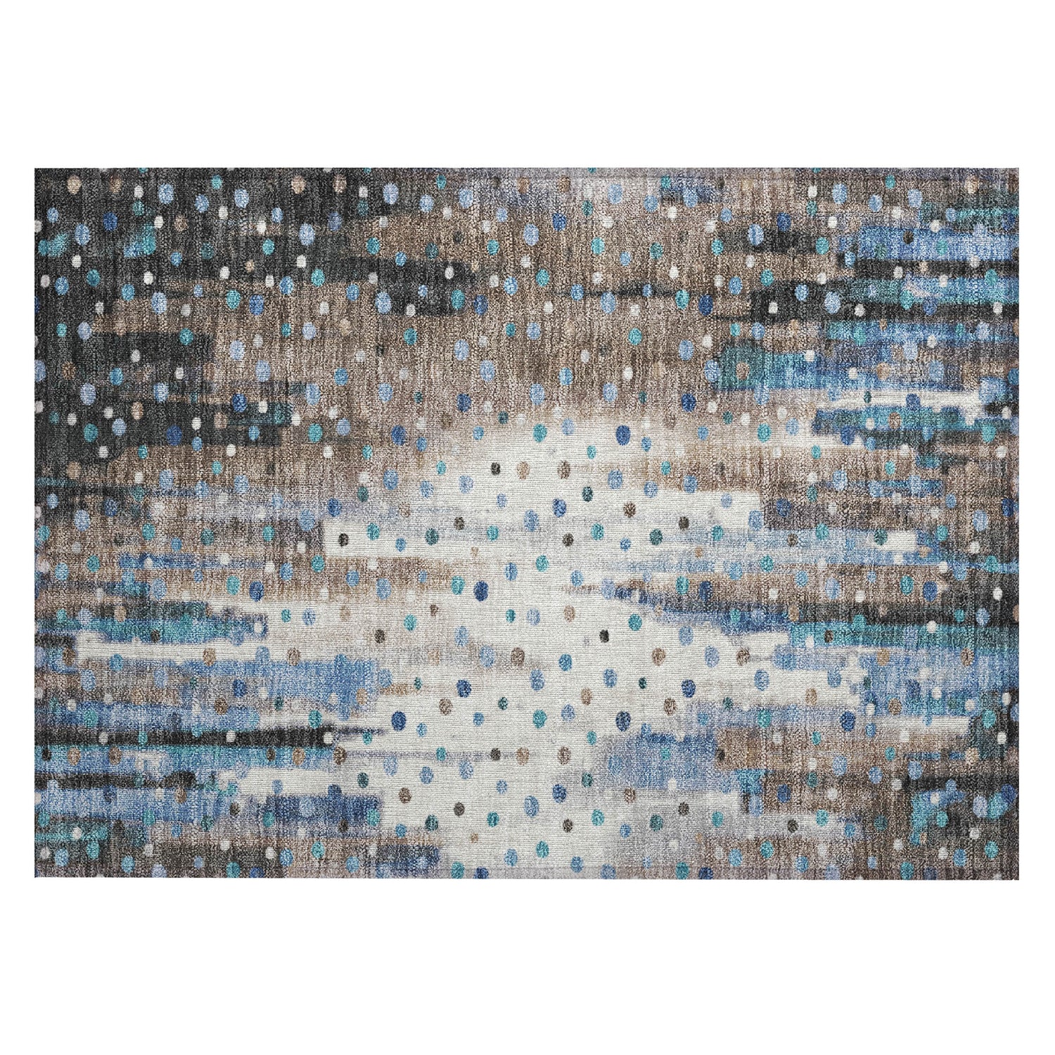 Addison Chantille ACN2213 Geometric Machine Made Transitional Taupe Rug