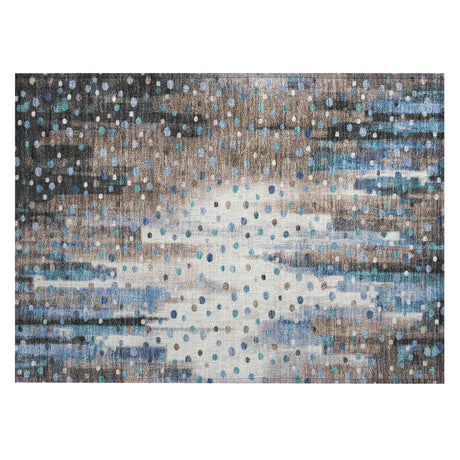 Addison Chantille ACN2213 Geometric Machine Made Transitional Taupe Rug