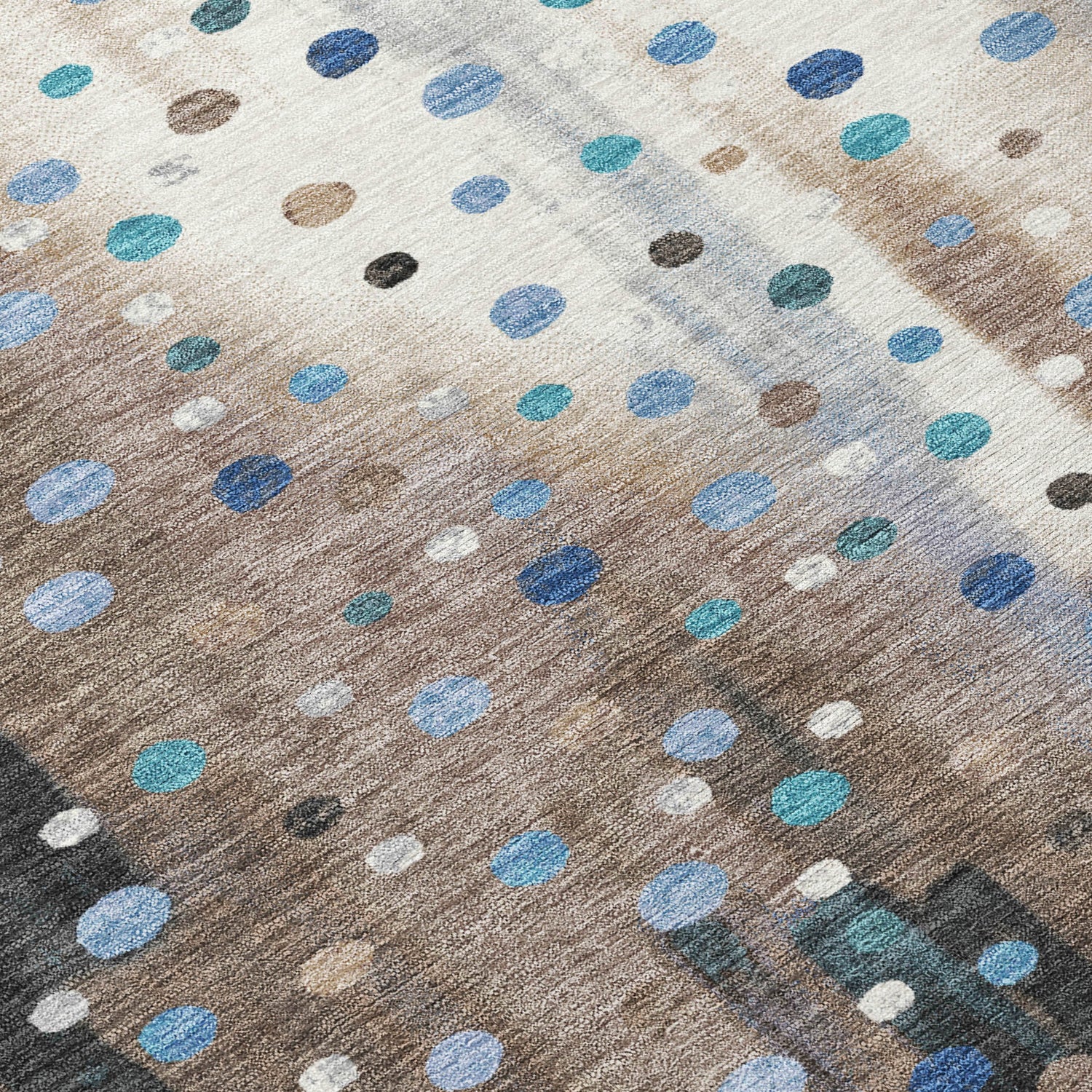 Addison Chantille ACN2213 Geometric Machine Made Transitional Taupe Rug