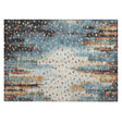Addison Chantille ACN2213 Geometric Machine Made Transitional Teal Rug