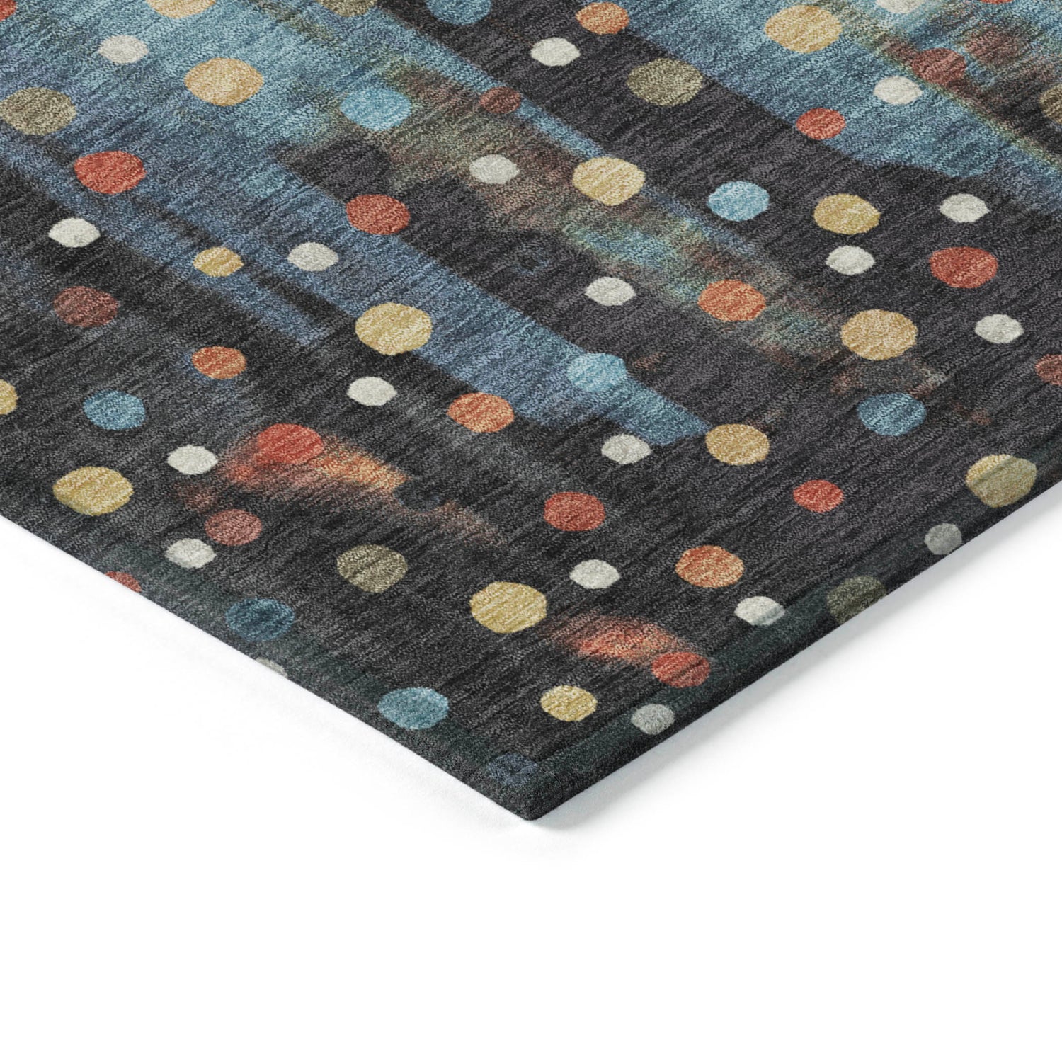 Addison Chantille ACN2213 Geometric Machine Made Transitional Teal Rug