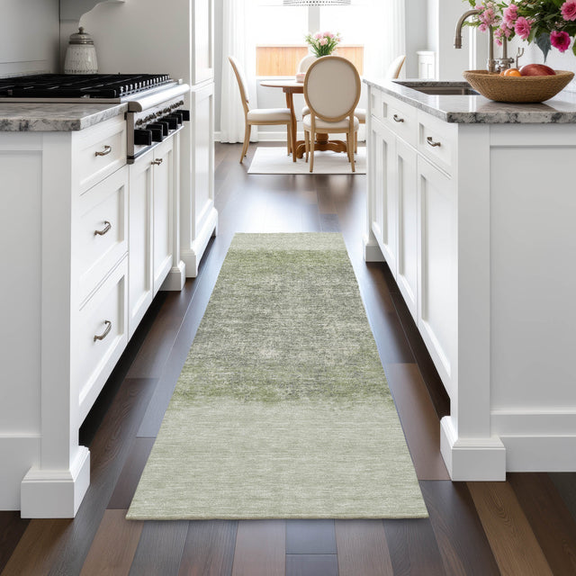 Addison Chantille ACN2214 Stripes Machine Made Transitional Aloe Rug