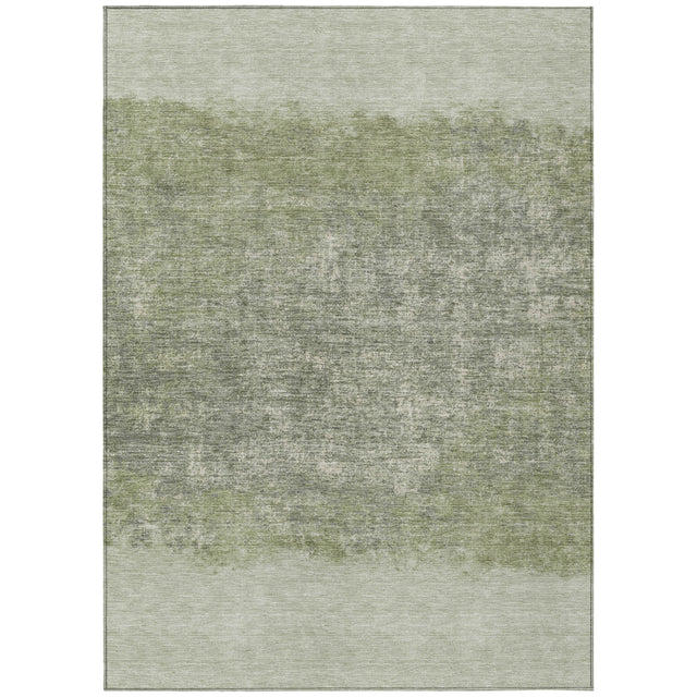 Addison Chantille ACN2214 Stripes Machine Made Transitional Aloe Rug