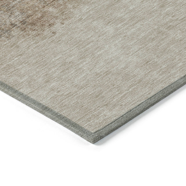 Addison Chantille ACN2214 Stripes Machine Made Transitional Beige Rug