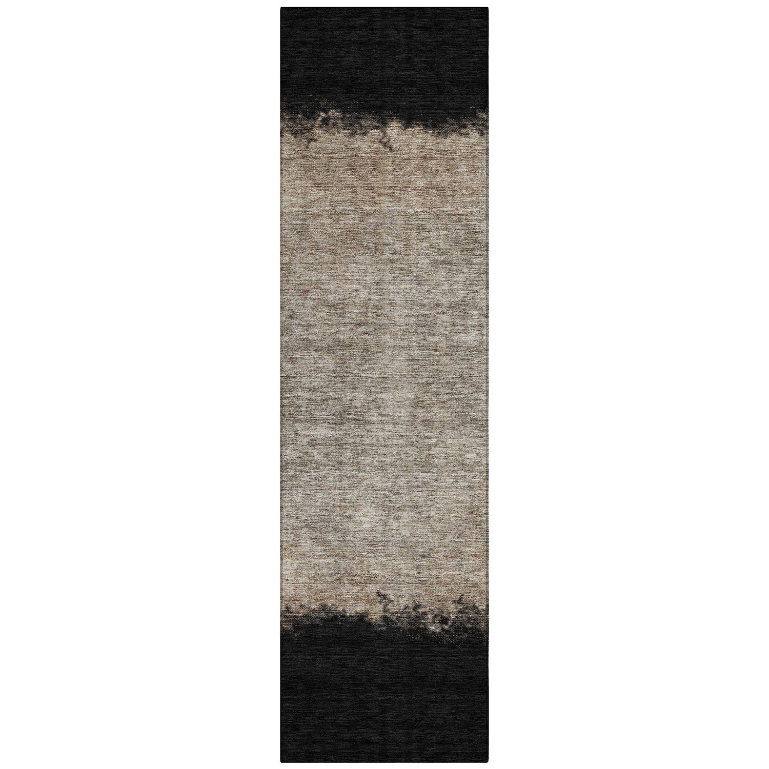 Addison Chantille ACN2214 Stripes Machine Made Transitional Black Rug