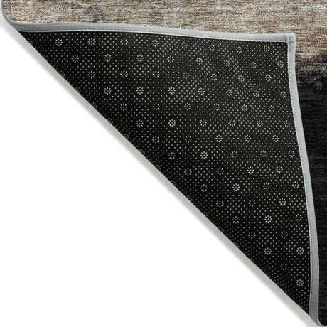 Addison Chantille ACN2214 Stripes Machine Made Transitional Black Rug