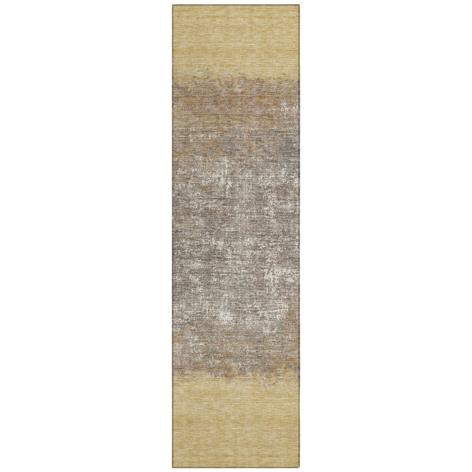 Addison Chantille ACN2214 Stripes Machine Made Transitional Gold Rug