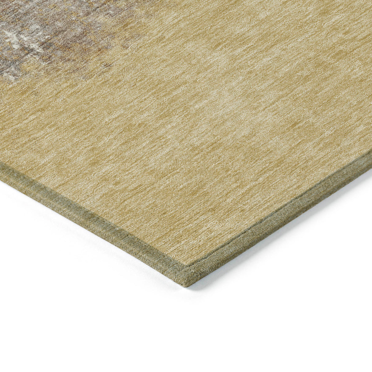 Addison Chantille ACN2214 Stripes Machine Made Transitional Gold Rug