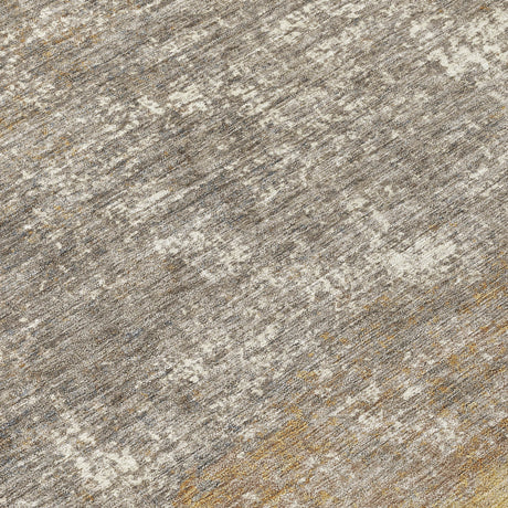 Addison Chantille ACN2214 Stripes Machine Made Transitional Gold Rug