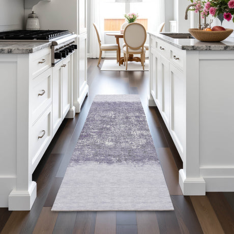 Addison Chantille ACN2214 Stripes Machine Made Transitional Lavender Rug