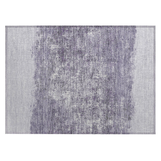 Addison Chantille ACN2214 Stripes Machine Made Transitional Lavender Rug