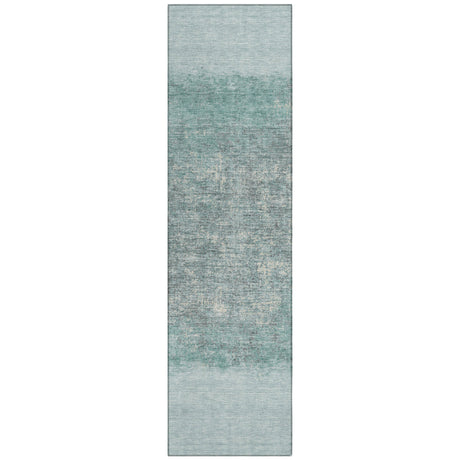 Addison Chantille ACN2214 Stripes Machine Made Transitional Teal Rug