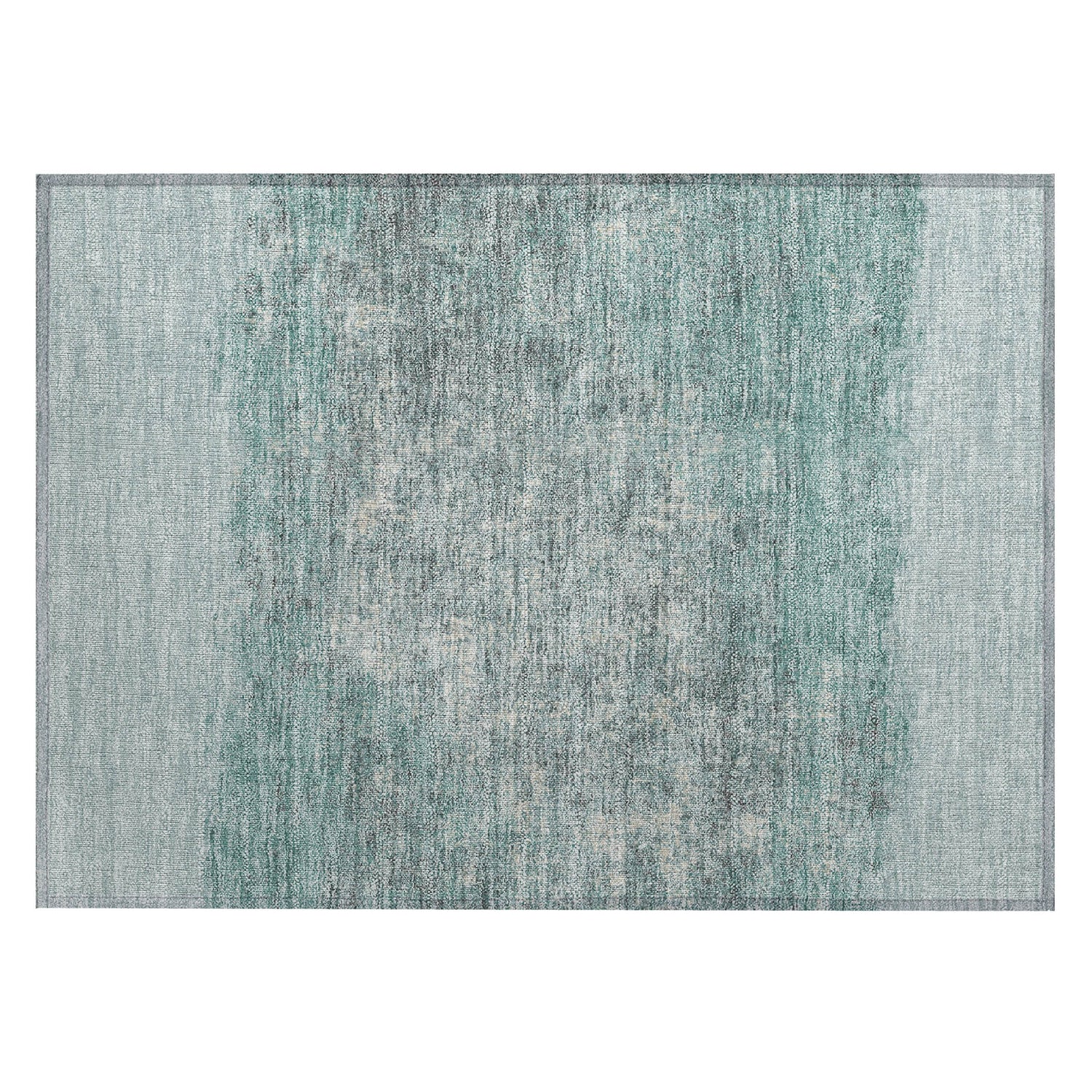 Addison Chantille ACN2214 Stripes Machine Made Transitional Teal Rug