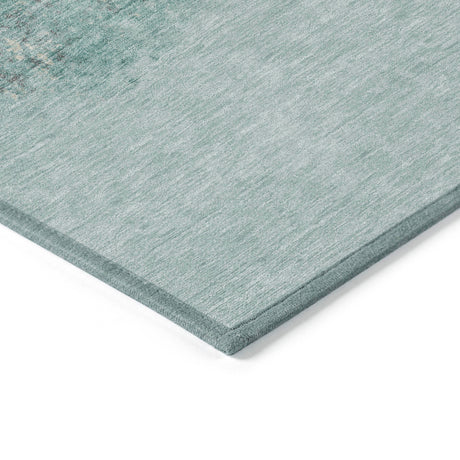 Addison Chantille ACN2214 Stripes Machine Made Transitional Teal Rug