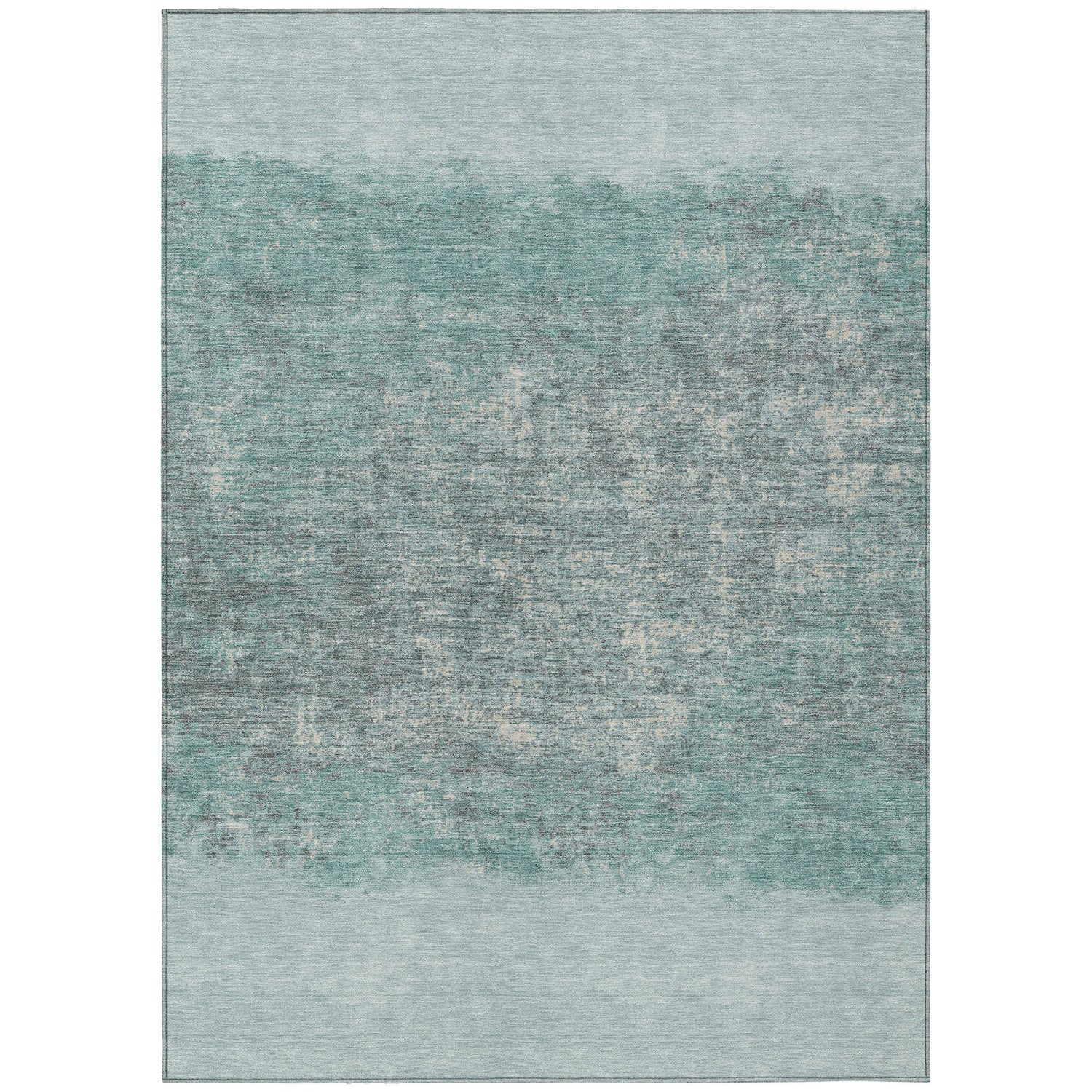 Addison Chantille ACN2214 Stripes Machine Made Transitional Teal Rug