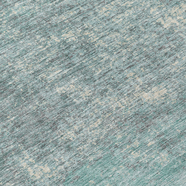 Addison Chantille ACN2214 Stripes Machine Made Transitional Teal Rug