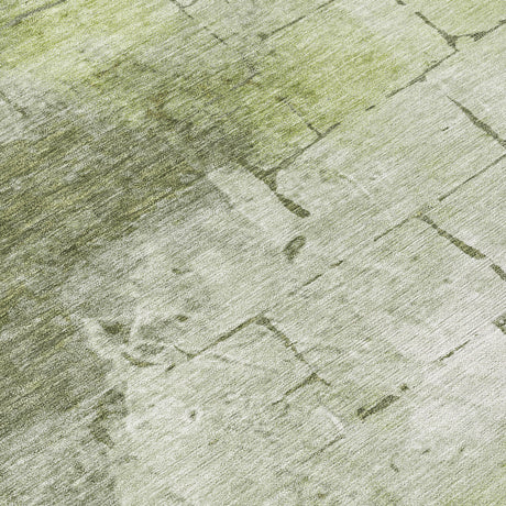 Addison Chantille ACN2215 Geometric Machine Made Transitional Aloe Rug