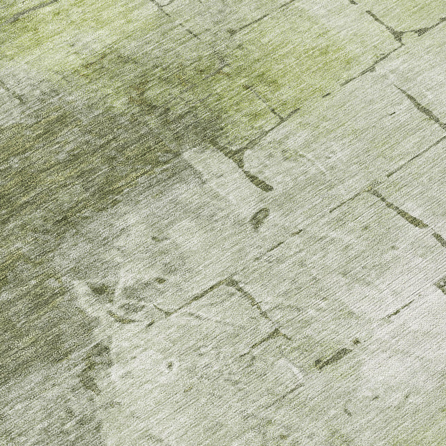 Addison Chantille ACN2215 Geometric Machine Made Transitional Aloe Rug