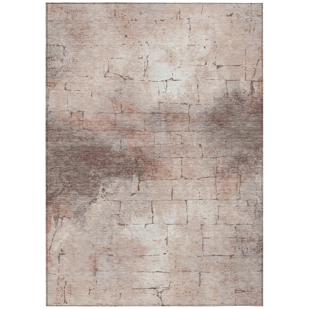Addison Chantille ACN2215 Geometric Machine Made Transitional Coral Rug