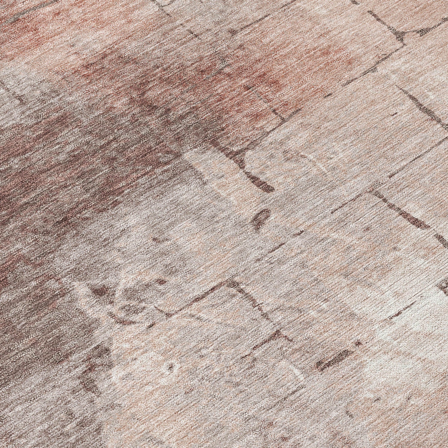 Addison Chantille ACN2215 Geometric Machine Made Transitional Coral Rug