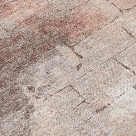 Addison Chantille ACN2215 Geometric Machine Made Transitional Coral Rug