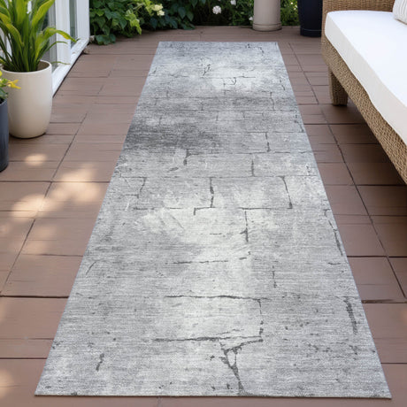 Addison Chantille ACN2215 Geometric Machine Made Transitional Gray Rug