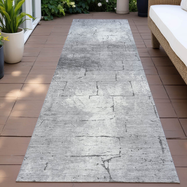 Addison Chantille ACN2215 Geometric Machine Made Transitional Gray Rug