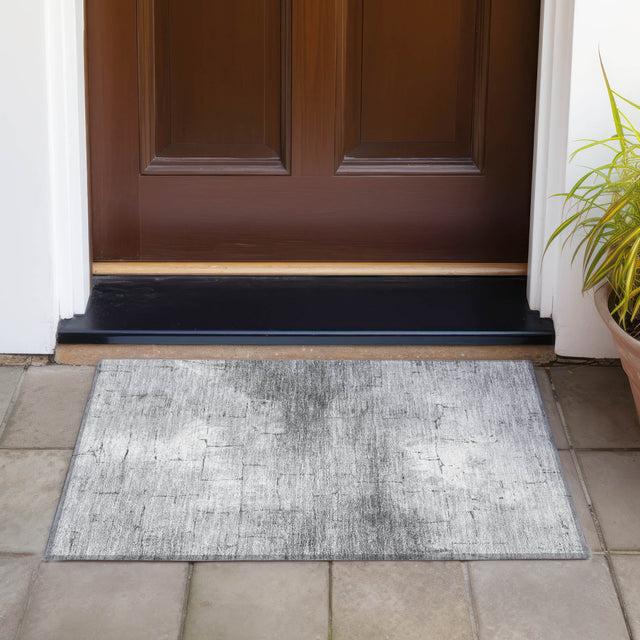 Addison Chantille ACN2215 Geometric Machine Made Transitional Gray Rug