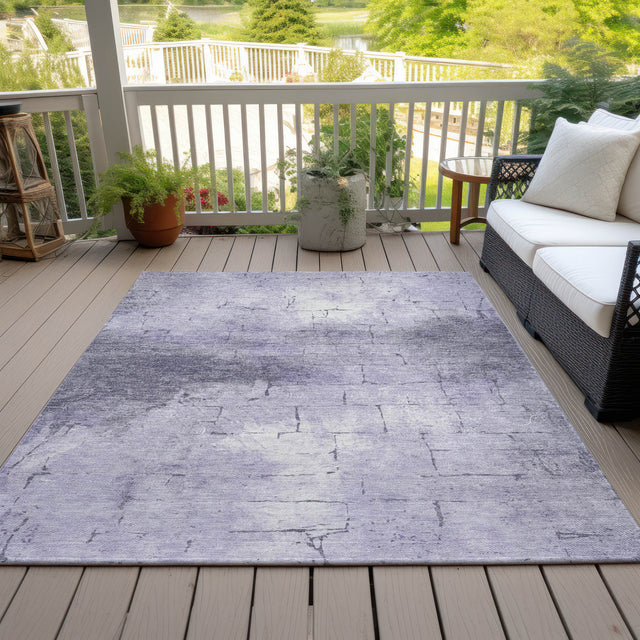 Addison Chantille ACN2215 Geometric Machine Made Transitional Lavender Rug