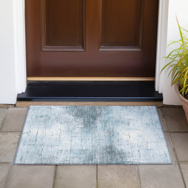 Addison Chantille ACN2215 Geometric Machine Made Transitional Sky Rug