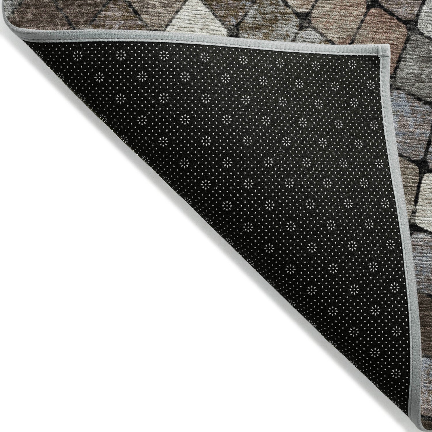 Addison Chantille ACN2216 Geometric Machine Made Transitional Brown Rug