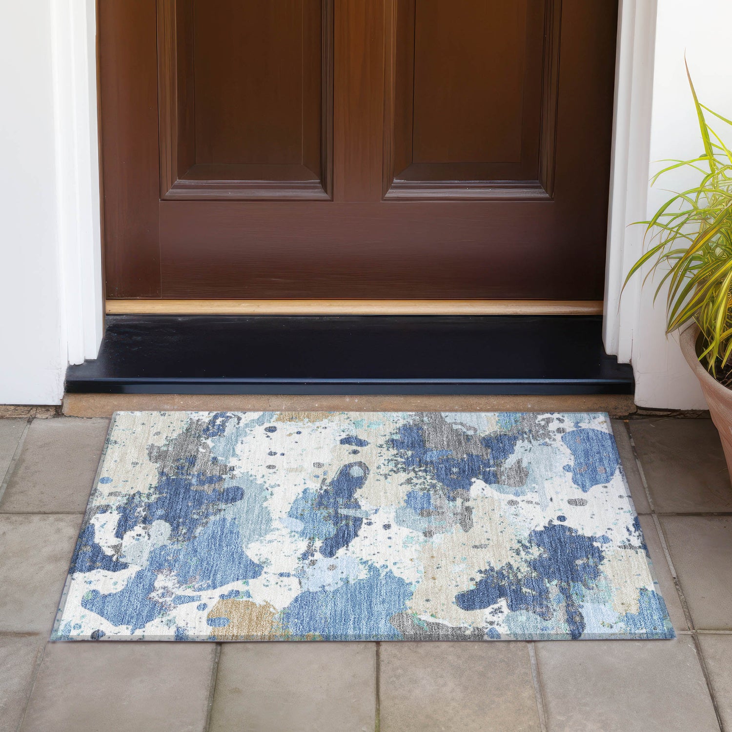 Addison Chantille ACN2217 Modern Machine Made Transitional Denim Rug