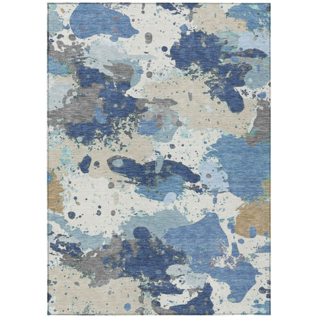 Addison Chantille ACN2217 Modern Machine Made Transitional Denim Rug