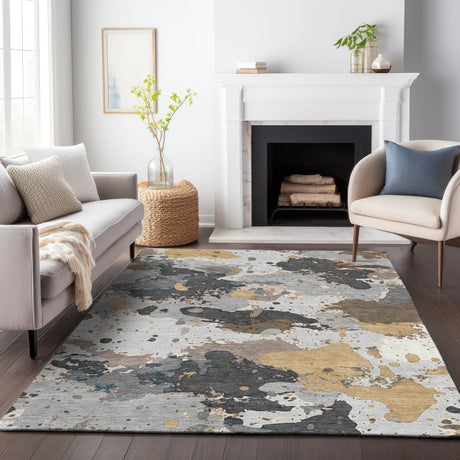 Addison Chantille ACN2217 Modern Machine Made Transitional Gray Rug