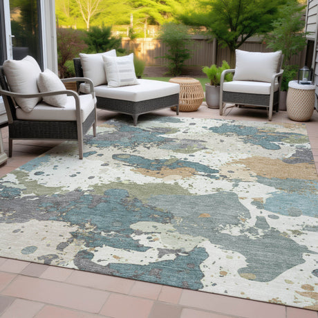 Addison Chantille ACN2217 Modern Machine Made Transitional Seafoam Rug