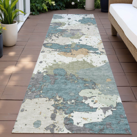 Addison Chantille ACN2217 Modern Machine Made Transitional Seafoam Rug