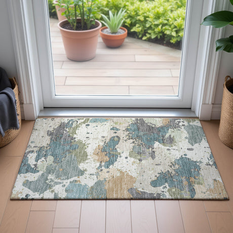 Addison Chantille ACN2217 Modern Machine Made Transitional Seafoam Rug