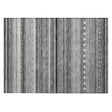 Addison Chantille ACN2218 Stripes Machine Made Transitional Gray Rug