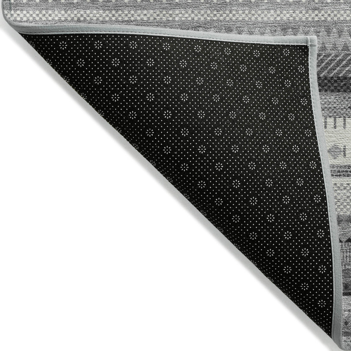 Addison Chantille ACN2218 Stripes Machine Made Transitional Gray Rug
