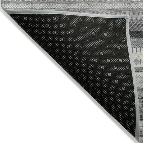 Addison Chantille ACN2218 Stripes Machine Made Transitional Gray Rug