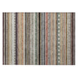 Addison Chantille ACN2218 Stripes Machine Made Transitional Khaki Rug