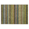Addison Chantille ACN2218 Stripes Machine Made Transitional Olive Rug